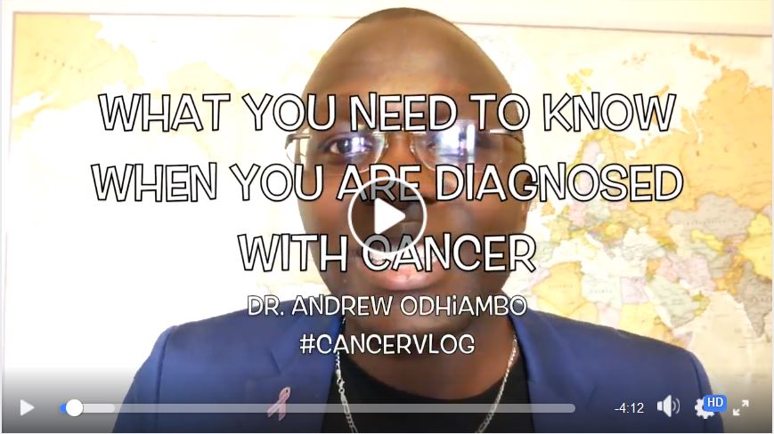 Dr. Andrew Odhiambo Cancer Awareness Article